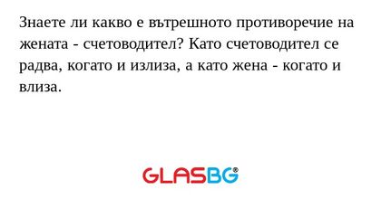 Знаете ли какво е вътрешното противоречие...