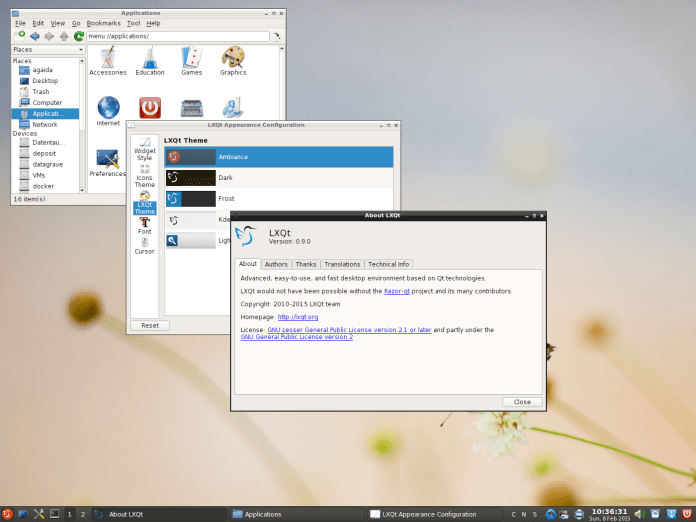 Графичните десктоп среди в Linux: LXQt