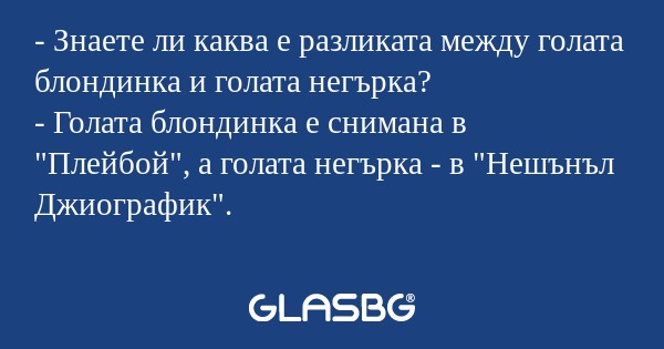 Знаете ли каква е разликата между...