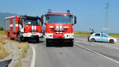 Пожар пламна в ресторант в Бачково