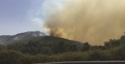 Огнен ад приклещи десетки българи на остров Тасос