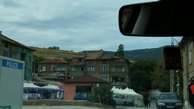 Полицейският фургон в 