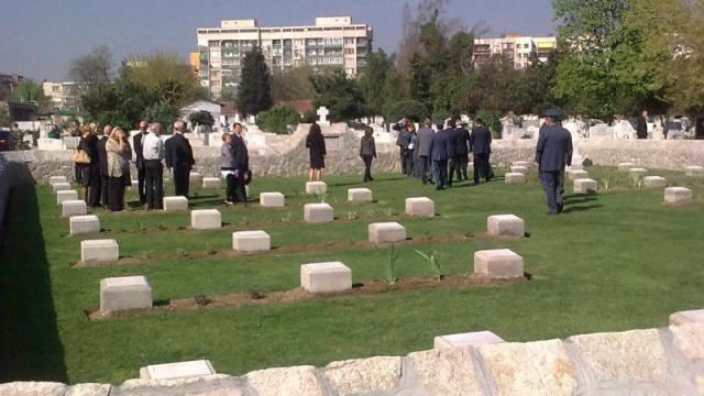 Британците почитат своите загинали в Пловдив