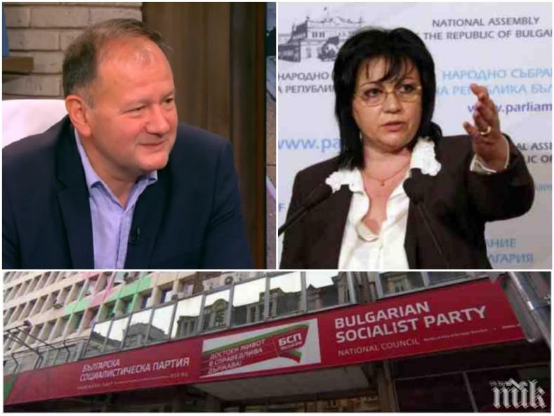 ВОЙНА ВЛЯВО! Миков срази Корнелия Нинова - решенията в БСП се взимали от червената лидерка и няколко нейни приближени