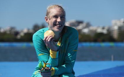 Кимбърли Бренън с олимпийска титла на скиф