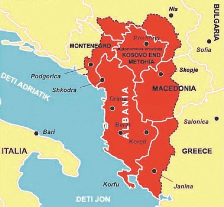 АКО (Македония): С Тиранската платформа ясно се казва, че Македония е част от проекта за Велика Албания, твърди сръбски политик