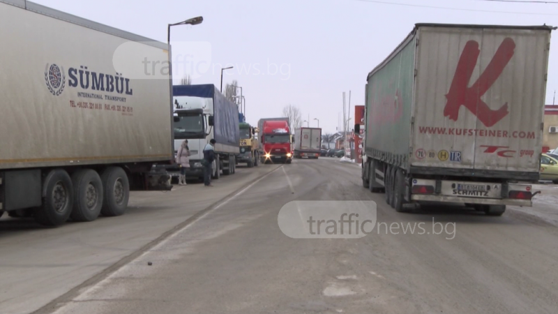 Пловдивски шофьори на тирове блокират Брюксел на 10 януари ВИДЕО