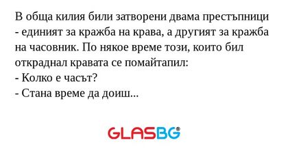 В обща килия били затворени двама...