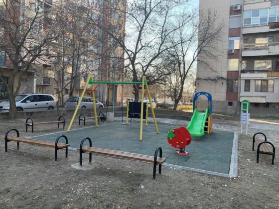 Пловдив: Обновена е детска площадка на улица „Никола Чернишевски“ в район „Западен“