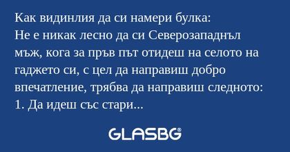 Как видинлия да си намери булка...