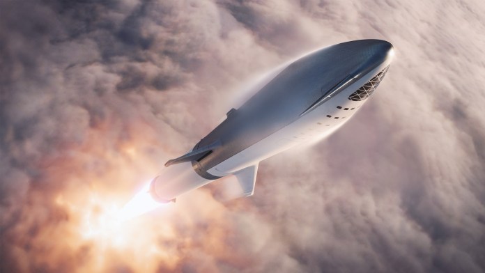 SpaceX тества ракетата Starhopper с включен двигател