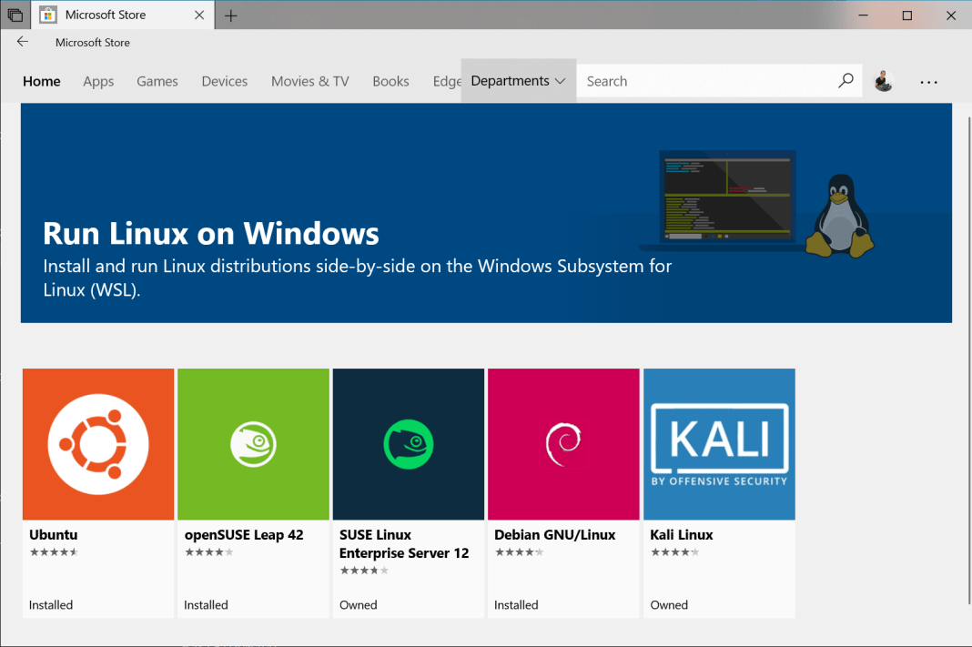 Microsoft разширява възможностите на WSL в Windows 10