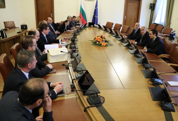 Министър-председателят Бойко Борисов провежда среща с представители на Българската петролна и газова асоциация