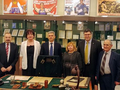 Делегация от Стопанска академия - Свищов бе официален гост на честванията по повод 100-годишнината на Финансовия университет при правителството на Руската федерация