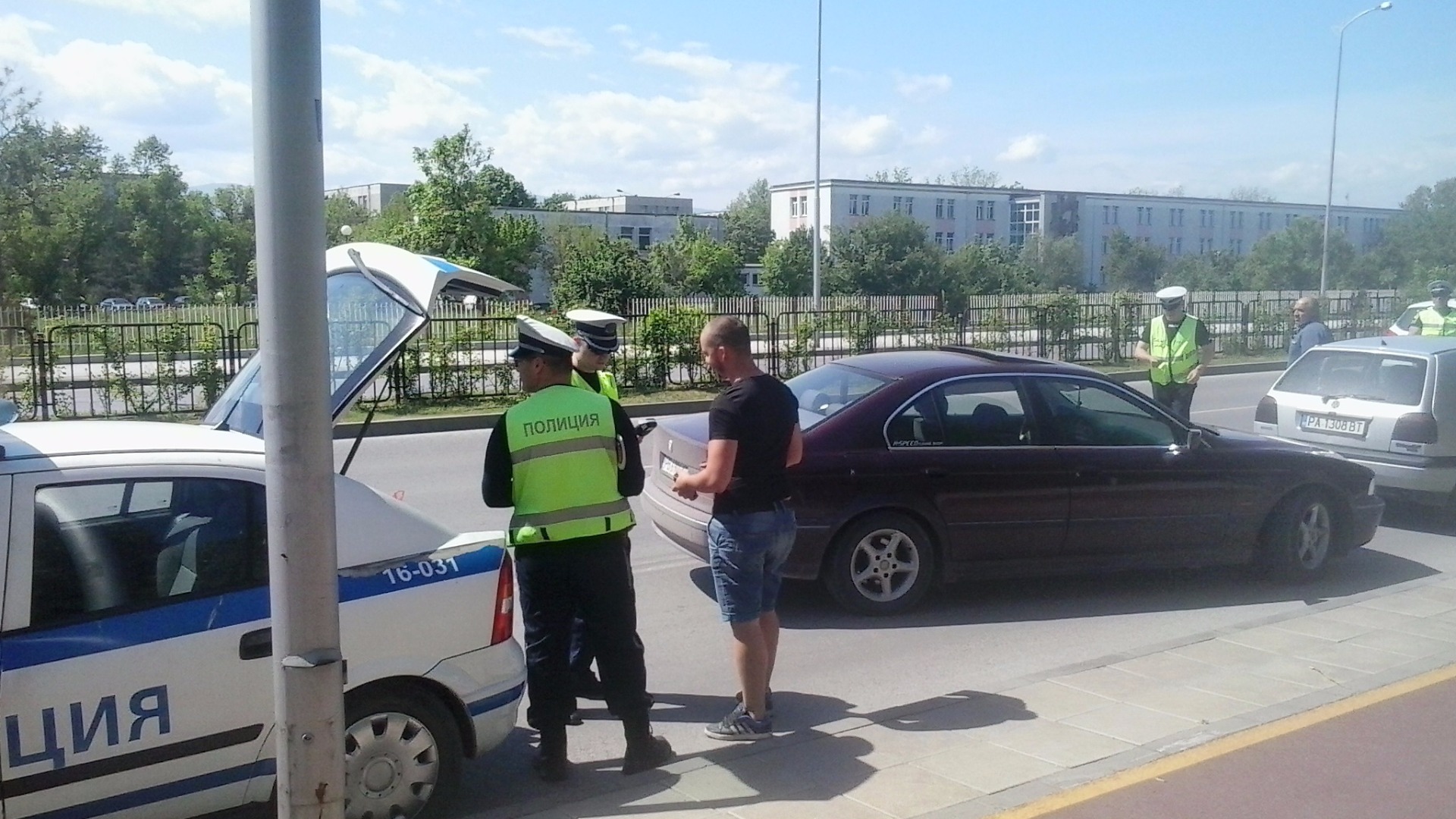 Полицейска акция срещу агресията на пътя се проведе в Пловдив