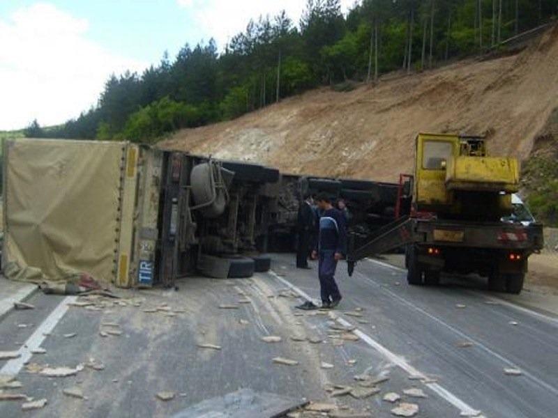 Още един камион блокира АМ Тракия, този път край Пловдив