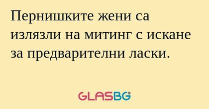 Пернишките жени са излязли на митинг...