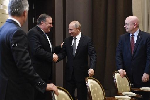 ТАСС: Започна срещата между Владимир Путин и министрите на Русия и САЩ