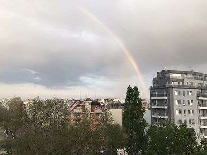 Красива дъга се изви над Пловдив! Виждате ли я