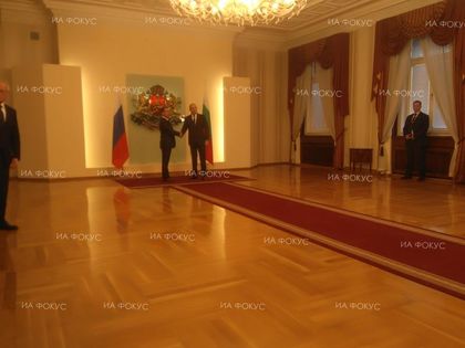 Президентът Румен Радев прие министър-председателя на Руската федерация Дмитрий Медведев