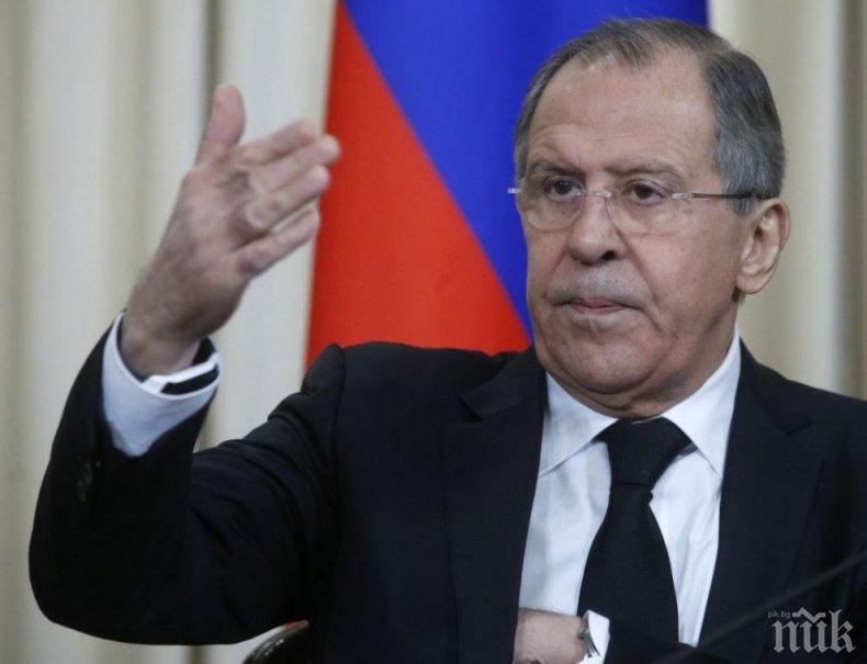 Сергей Лавров: САЩ са се провалили в опита си да сменят режима в Сирия