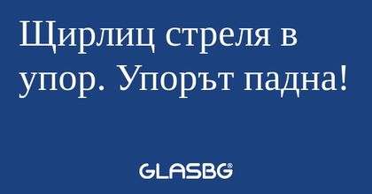 Щирлиц стреля в упор. Упорът падна...