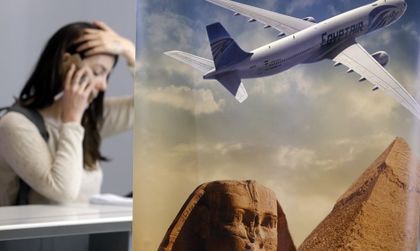 "Огнено кълбо" в небето при изчезването на самолета