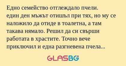 Едно семейство отглеждало пчели...