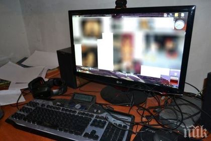 Арестуваха 27-годишен мъж за разпространяване на детска порнография