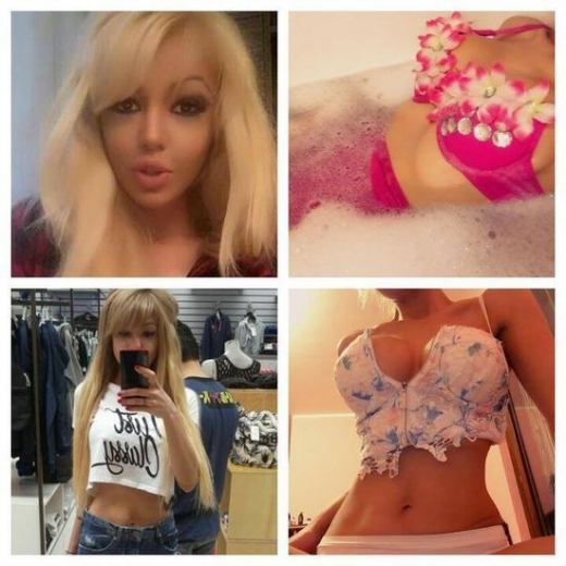 Греховната Адриана лъсна полугола (СНИМКА 18+)