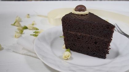 Какаов десерт с киноа
