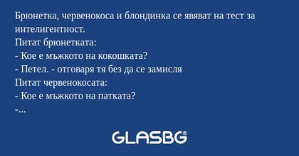 Брюнетка, червенокоса и блондинка...
