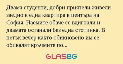 Двама студенти, добри приятели...