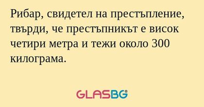 Рибар, свидетел на престъпление...