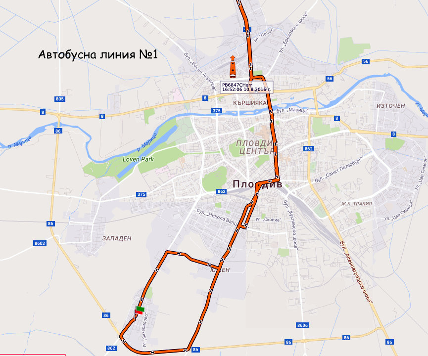 Вижте картите с временните маршрути на 15 градски автобуса (Галерия)