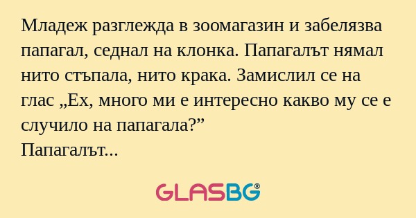 Младеж разглежда в зоомагазин и...
