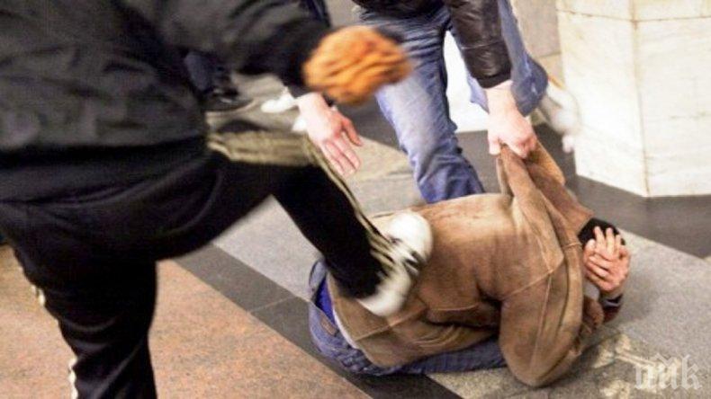 ДИВ ЕКШЪН! Бой в центъра на Замфирово, двама братя пратиха в болница свой съселянин