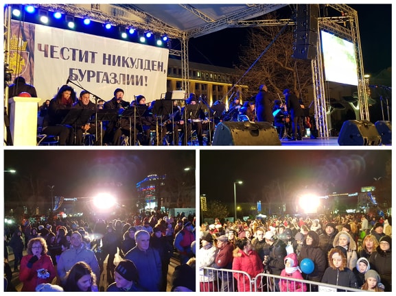 Флагман LIVE: Гледайте на живо празничния никулденски концерт в Бургас, пускат коледните светлини