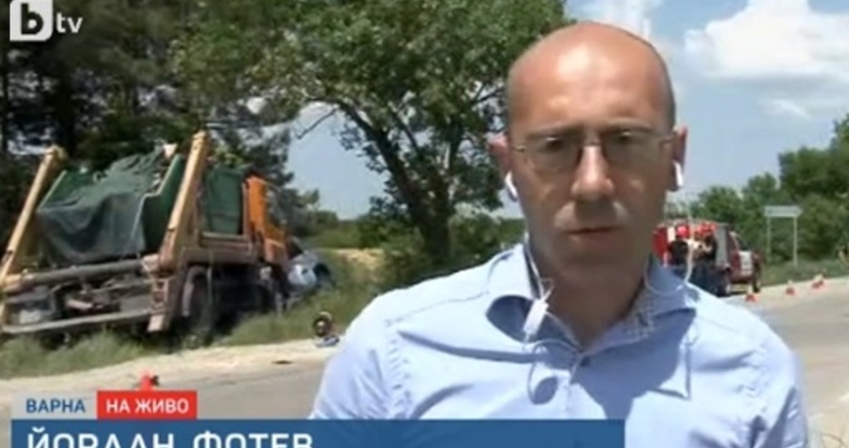 БТВ с извънредно включване от адската катастрофа до Варна на разклона за Долище