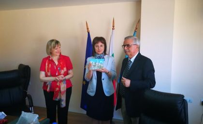 Савина Петкова посрещна гости от Матера