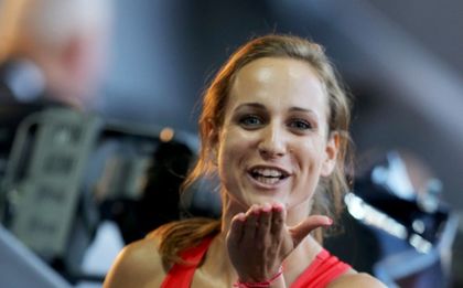Инна Ефтимова на 1/2-финал на 100 метра на европейското