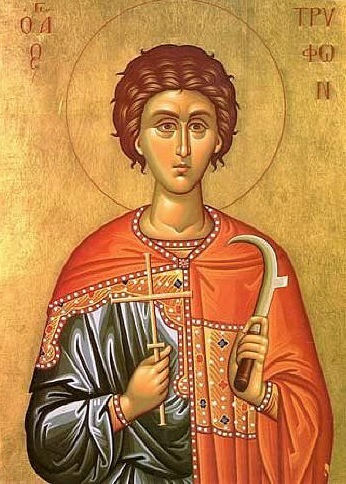 Православната църква почита паметта на св. мъченик Трифон