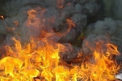 Горски пожар край Скопие