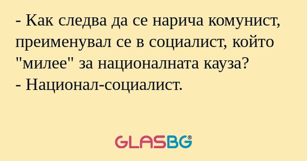 Как следва да се нарича комунист...
