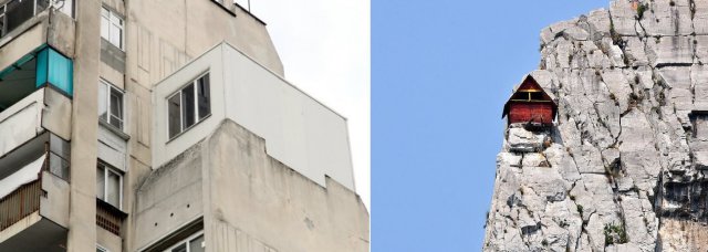 Невероятна прилика! И скалният орел си построи фургон на 9-ия етаж
