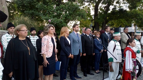 Европейски избори 2019: Кадидатът за евродепутат Андрей Новаков бе почетен гост на тържествата, посветени на 143-aта годишнина от Априлската епопея в Брацигово