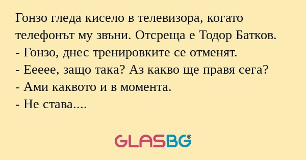 Гонзо гледа кисело в телевизора...