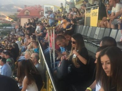 СНИМКА: Балтанов дойде да подкрепи Ботев