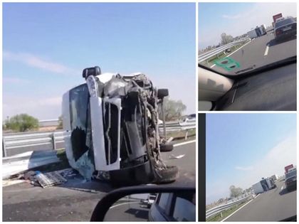 Полицията с подробности за тежкия сблъсък на АМ Тракия, шофьор е в болница
