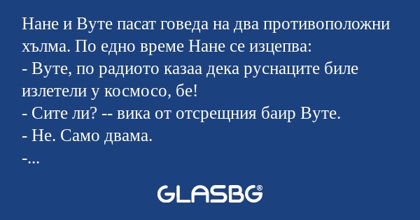 Нане и Вуте пасат говеда на два...